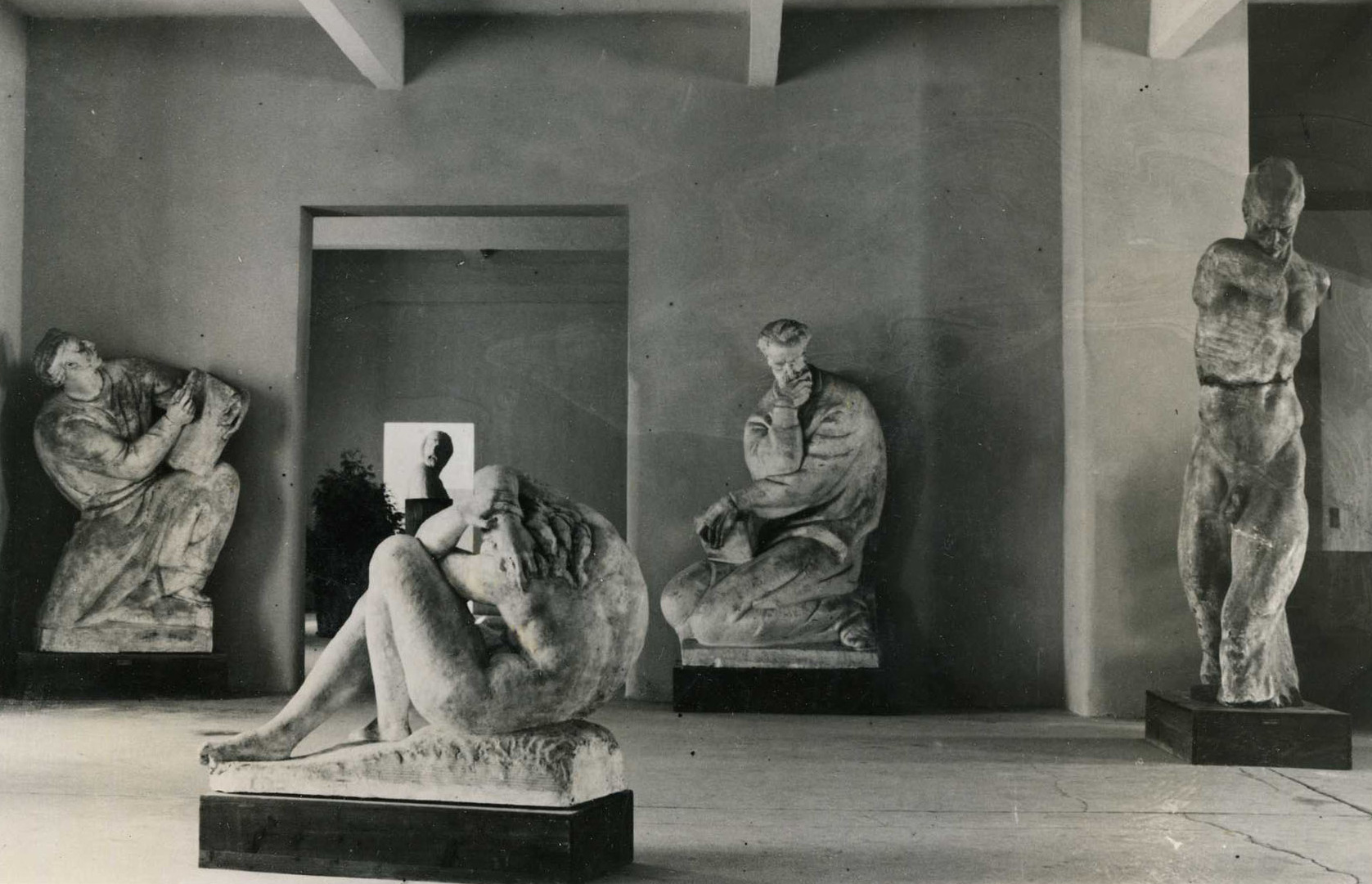 Dvorana Meštrović, Gipsoteka 1947., Fototeka Gliptoteke HAZU