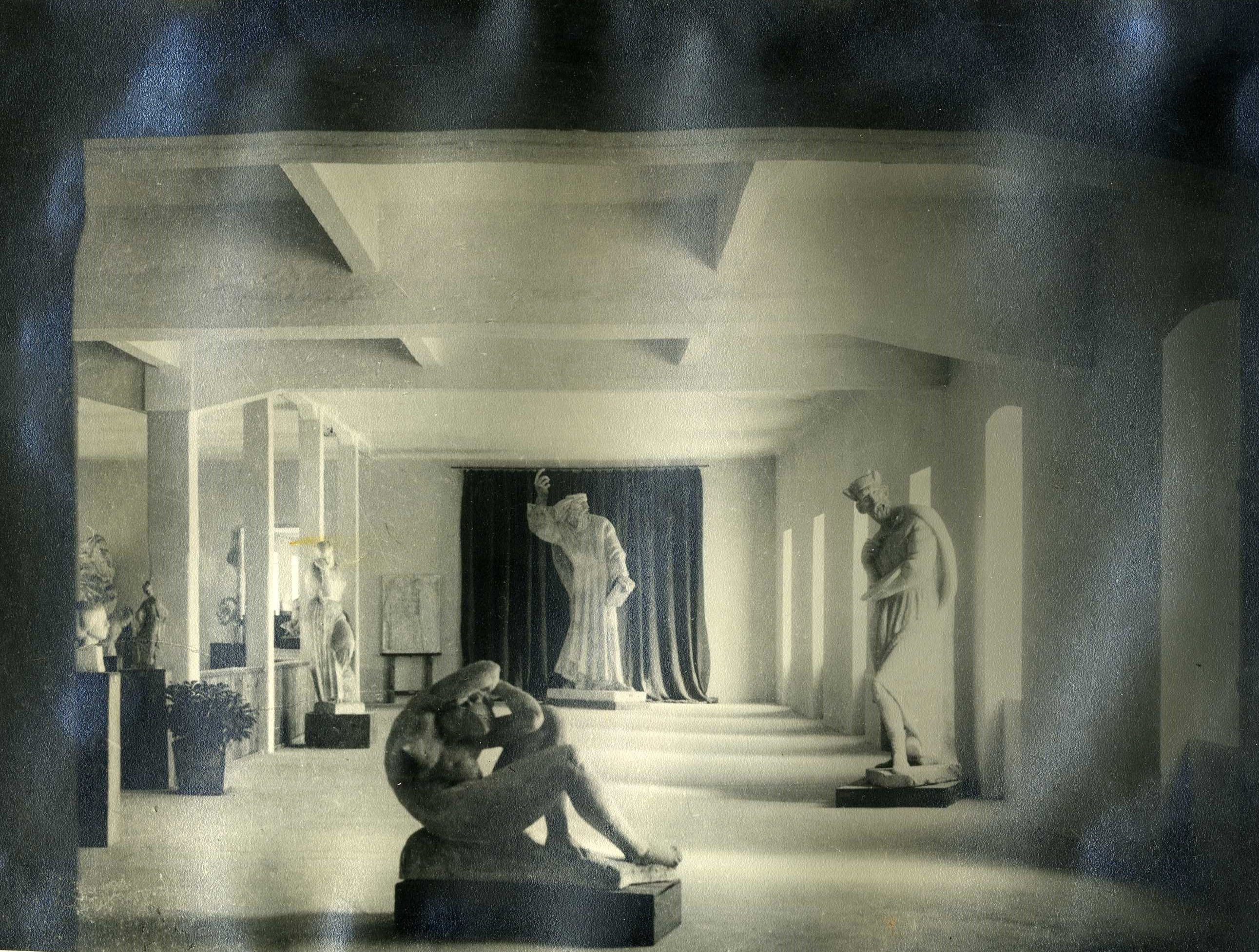 Dvorana Meštrović, Gipsoteka 1947., Fototeka Gliptoteke HAZU